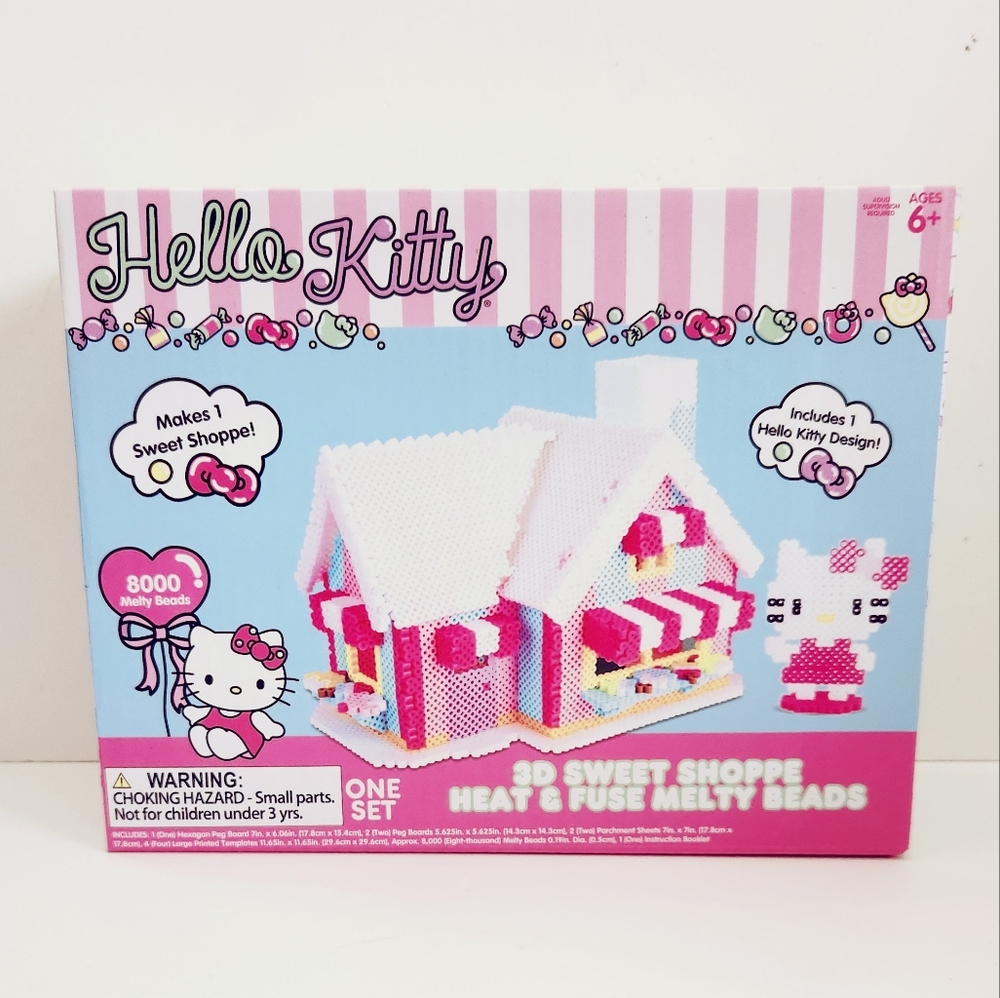 Hello Kitty 3D Sweet Shoppe Heat & Fuse Melty Beads Set